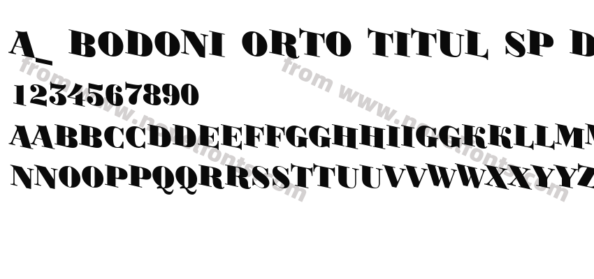 a_ Bodoni Orto Titul Sp Dn BlackPreview