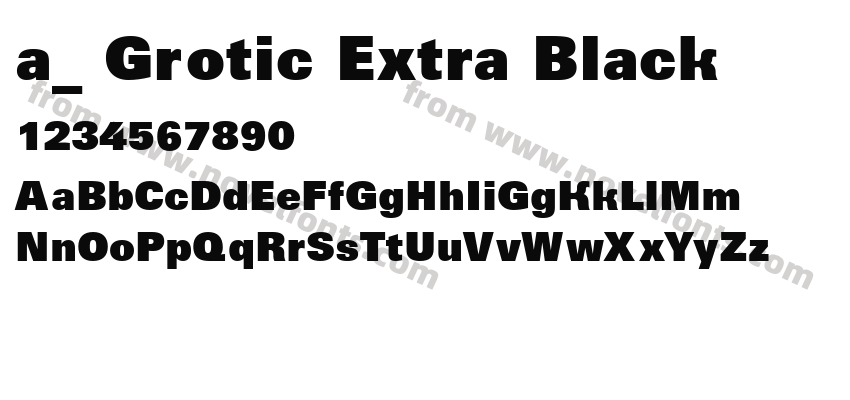 a_ Grotic Extra BlackPreview