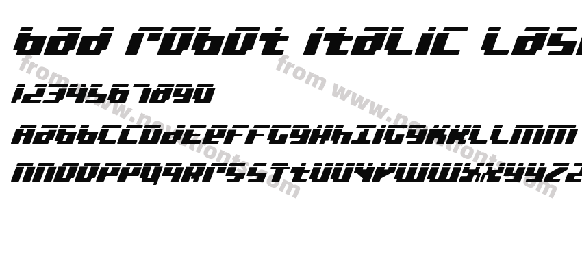 bad robot italic laserPreview