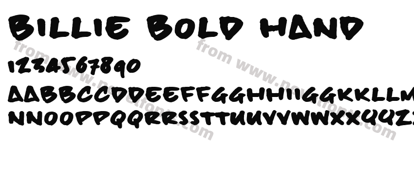 billie Bold HandPreview