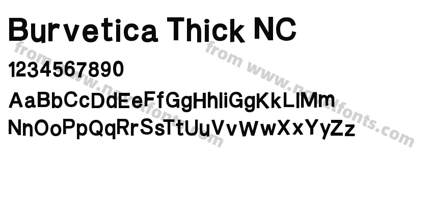 Burvetica Thick NCPreview