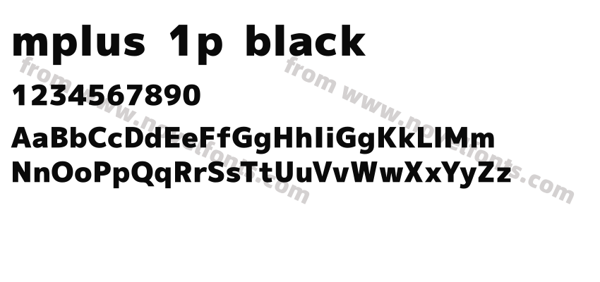 mplus 1p blackPreview