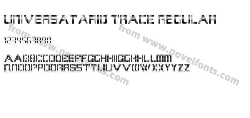 universatario trace RegularPreview