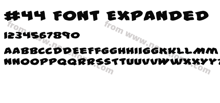 #44 Font ExpandedPreview