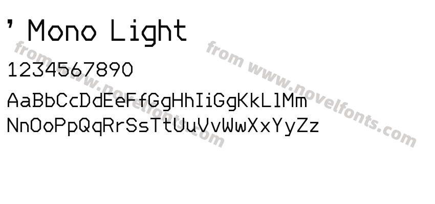 ' Mono LightPreview