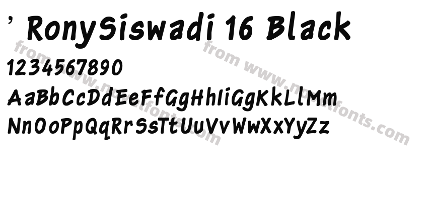 ' RonySiswadi 16 BlackPreview