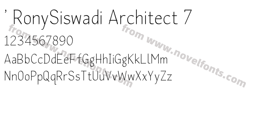 ' RonySiswadi Architect 7Preview