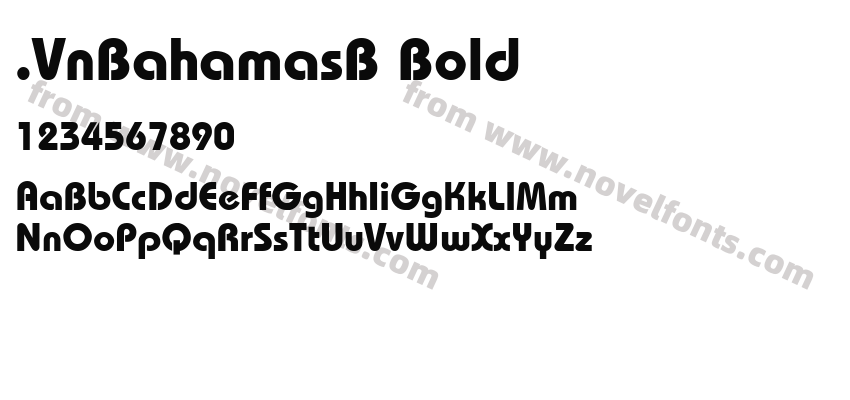 .VnBahamasB BoldPreview