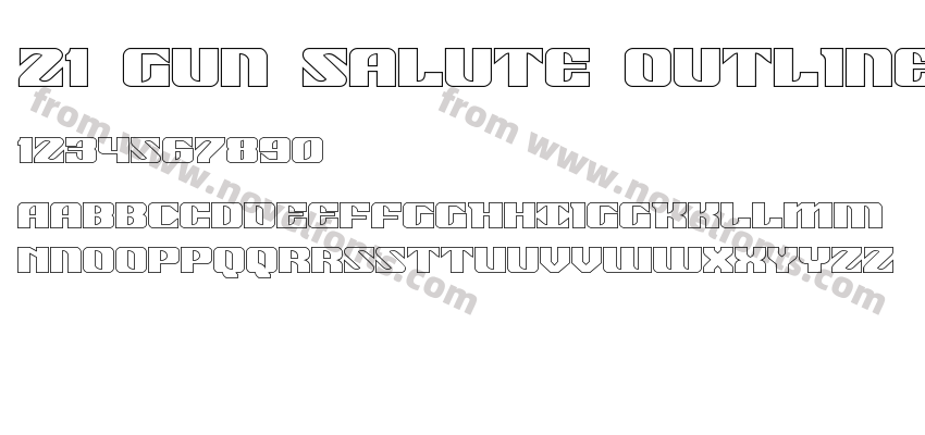 21 Gun Salute OutlinePreview