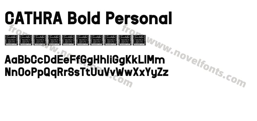 CATHRA Bold PersonalPreview