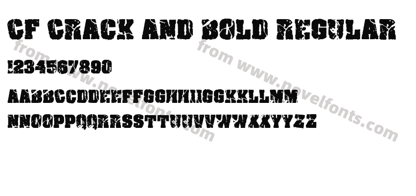 CF Crack and Bold RegularPreview