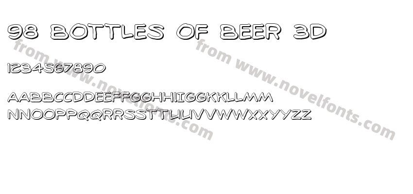 98 Bottles of Beer 3DPreview