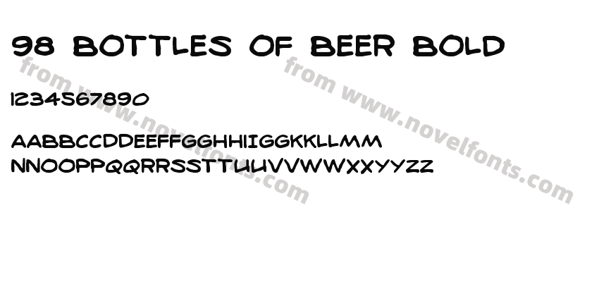 98 Bottles of Beer BoldPreview