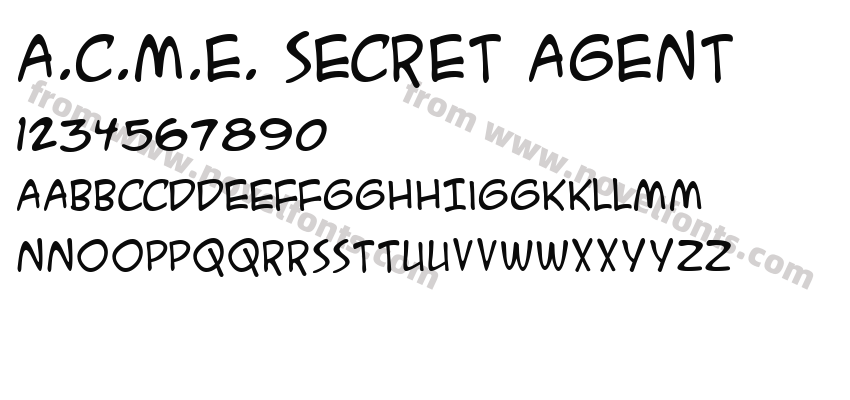 A.C.M.E. Secret AgentPreview