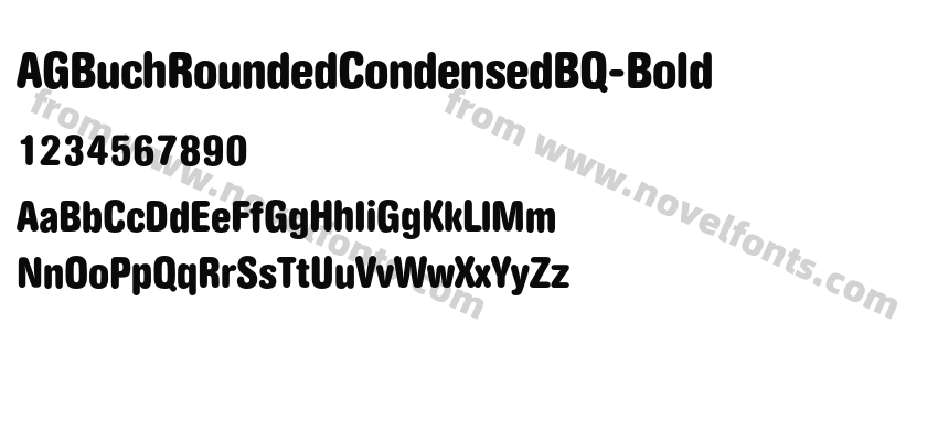 AGBuchRoundedCondensedBQ-BoldPreview