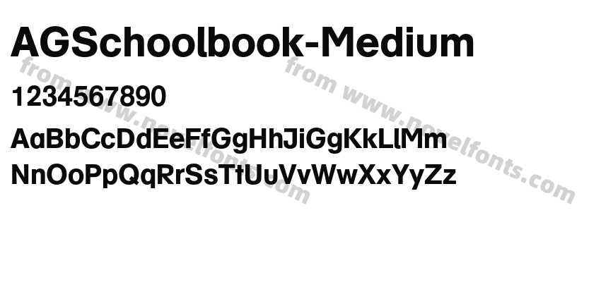 AGSchoolbook-MediumPreview