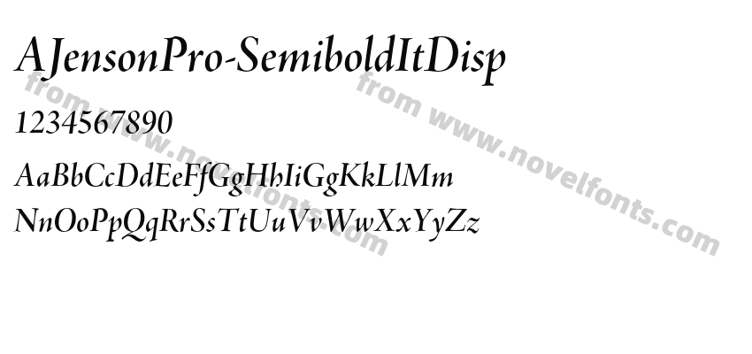 AJensonPro-SemiboldItDispPreview
