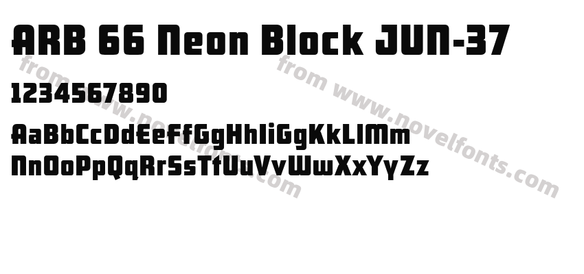 ARB 66 Neon Block JUN-37Preview