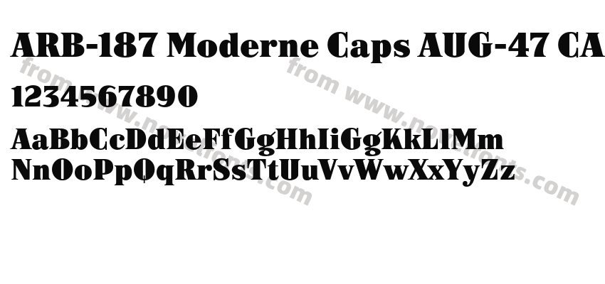 ARB-187 Moderne Caps AUG-47 CAS NormalPreview