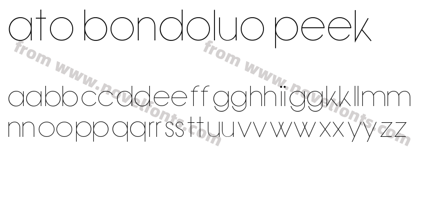 ATO Bondoluo PeekPreview