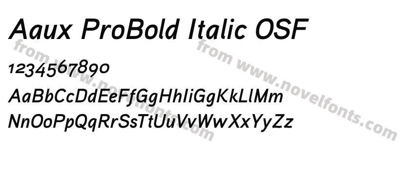 Aaux ProBold Italic OSFPreview