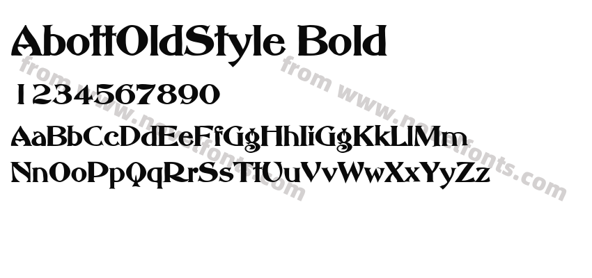 AbottOldStyle BoldPreview