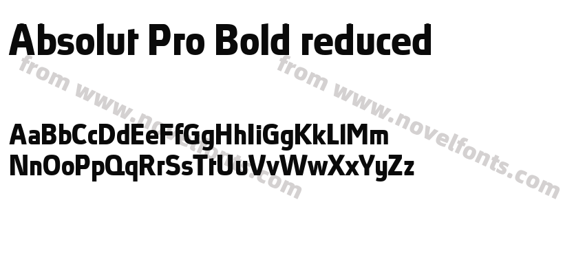 Absolut Pro Bold reducedPreview