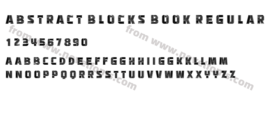 Abstract Blocks Book RegularPreview