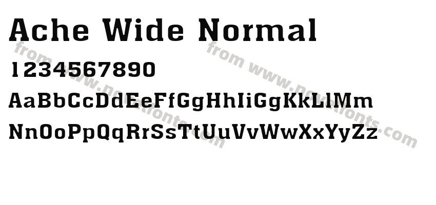 Ache Wide NormalPreview