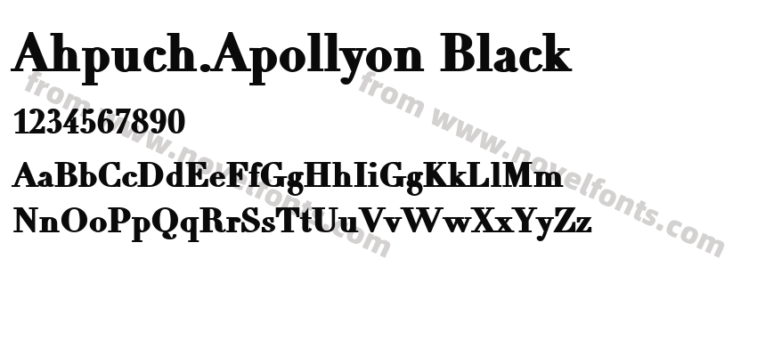 Ahpuch. Apollyon BlackPreview