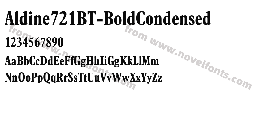 Aldine721BT-BoldCondensedPreview