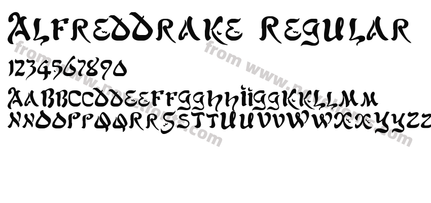 AlfredDrake RegularPreview