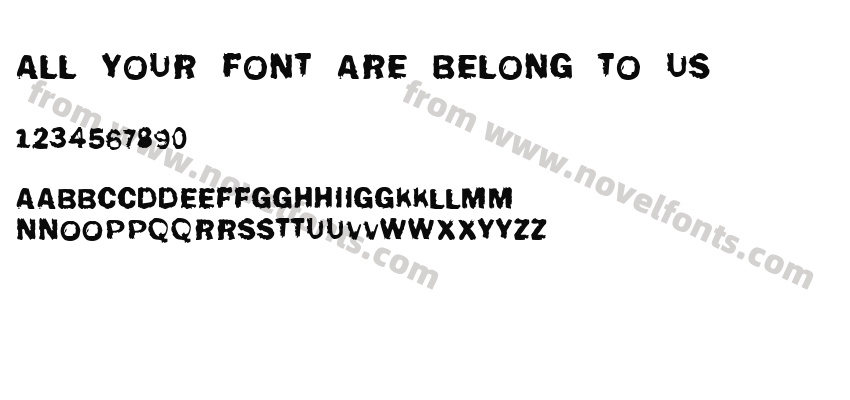 All your font are belong to usPreview