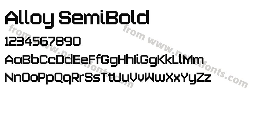 Alloy SemiBoldPreview