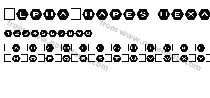 AlphaShapes hexagons 2Preview