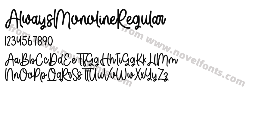 AlwaysMonolineRegularPreview