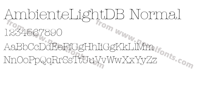 AmbienteLightDB NormalPreview