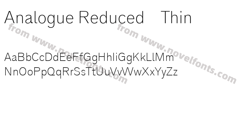 Analogue Reduced 35 ThinPreview