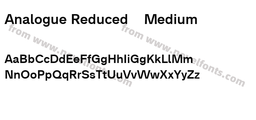 Analogue Reduced 65 MediumPreview