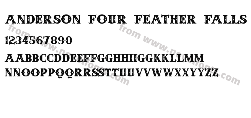 Anderson Four Feather FallsPreview