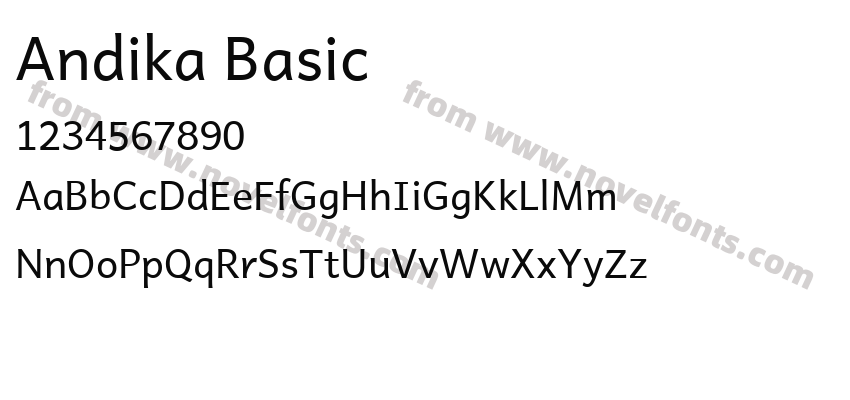 Andika BasicPreview