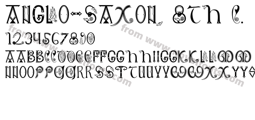 Anglo-Saxon, 8th c.Preview