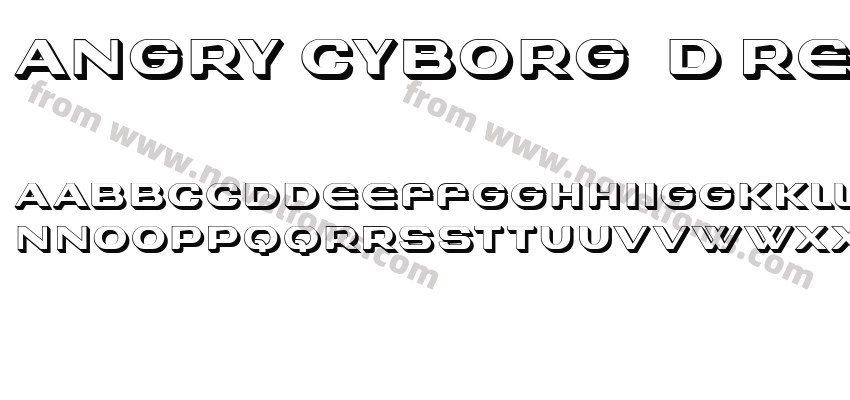 Angry Cyborg 3D RegularPreview