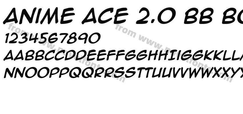 Anime Ace 2.0 BB BoldPreview