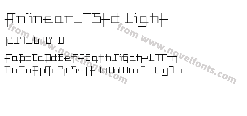 AnlinearLTStd-LightPreview