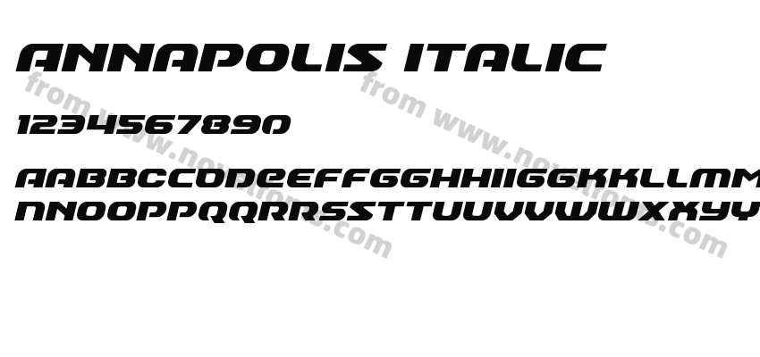 Annapolis ItalicPreview