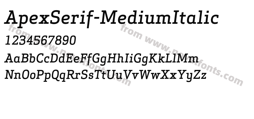 ApexSerif-MediumItalicPreview