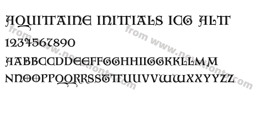 Aquitaine Initials ICG AltPreview