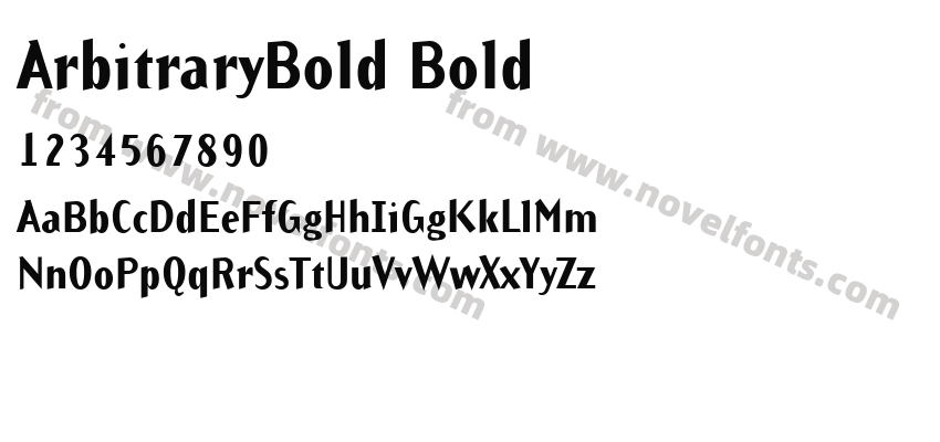 ArbitraryBold BoldPreview