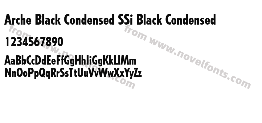 Arche Black Condensed SSi Black CondensedPreview